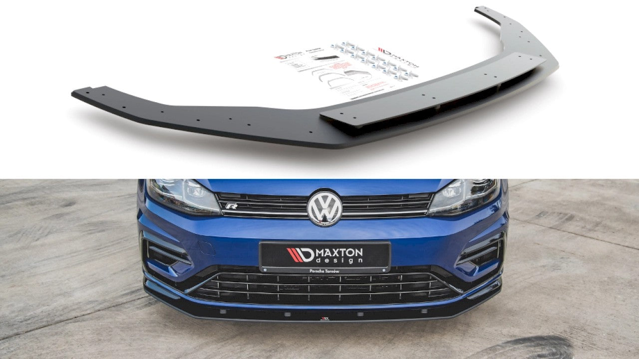 MaxtonDesignRacingFrontSplitterForVolkswagenGolfMK7.5R(2017-2020)