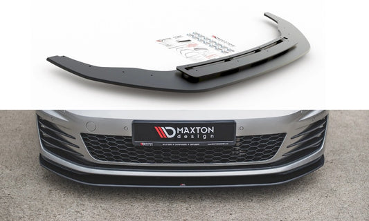 MaxtonDesignRacingFrontSplitterForVolkswagenGolfMK7GTI/GTD/GTE(2013-2016)
