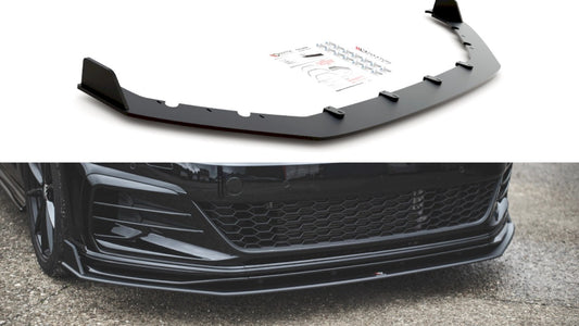 MaxtonDesignRacingFrontSplitterForVolkswagenGolfMK7.5GTITCR(2019)