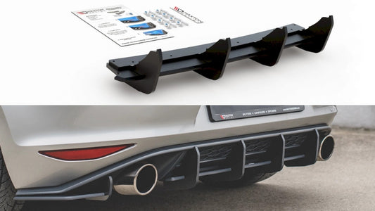 MaxtonDesignRacingRearDiffuserV.1ForVolkswagenGolfMK7GTI(2013-2016)