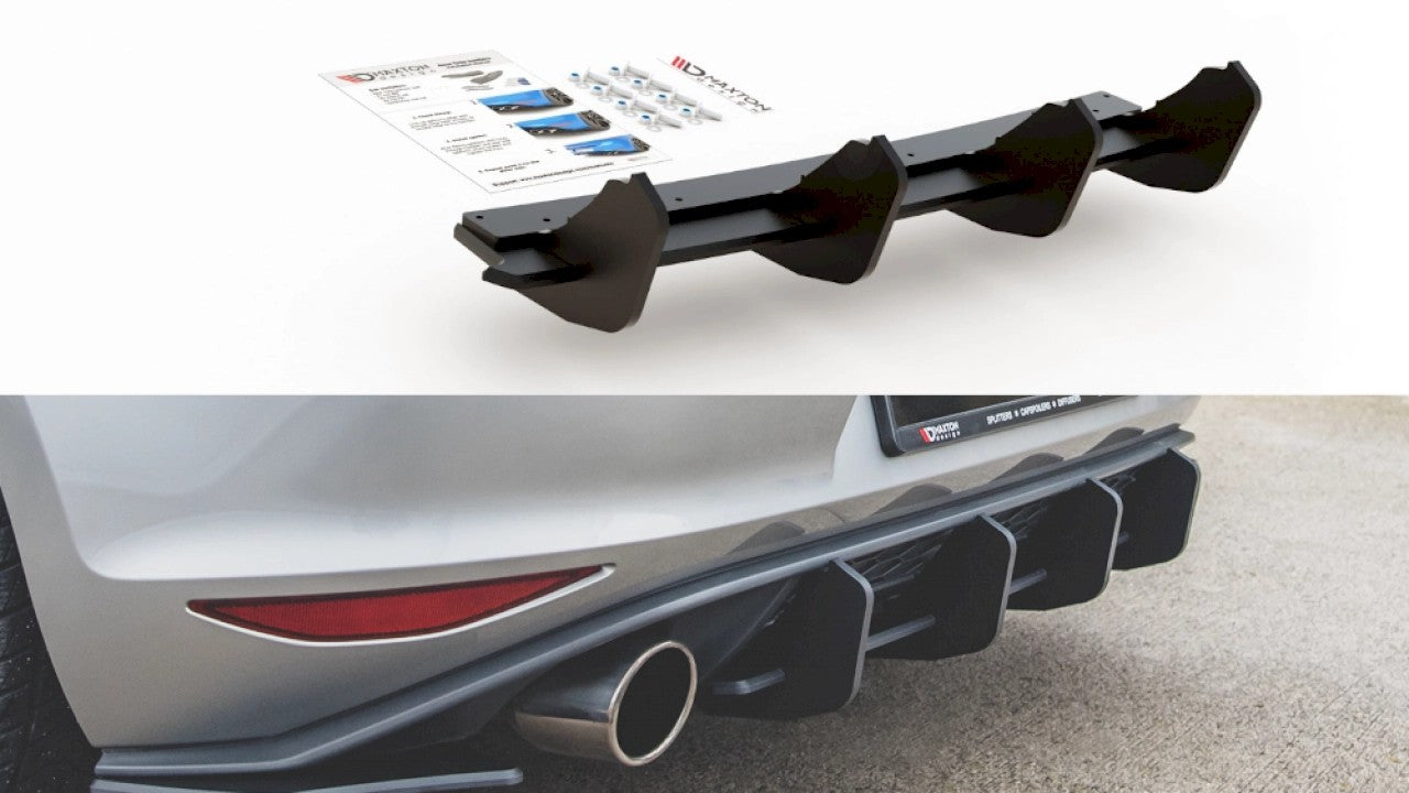 MaxtonDesignRacingRearDiffuserV.2ForVolkswagenGolfMK7GTI(2013-2016)