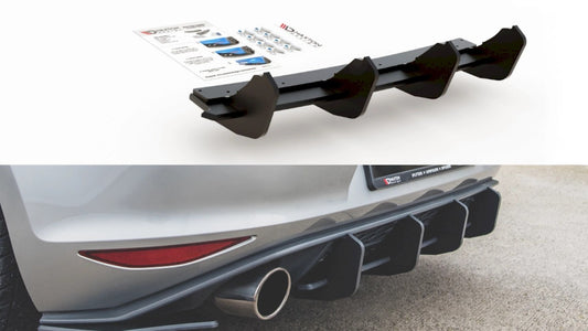 MaxtonDesignRacingRearDiffuserV.2ForVolkswagenGolfMK7GTI(2013-2016)