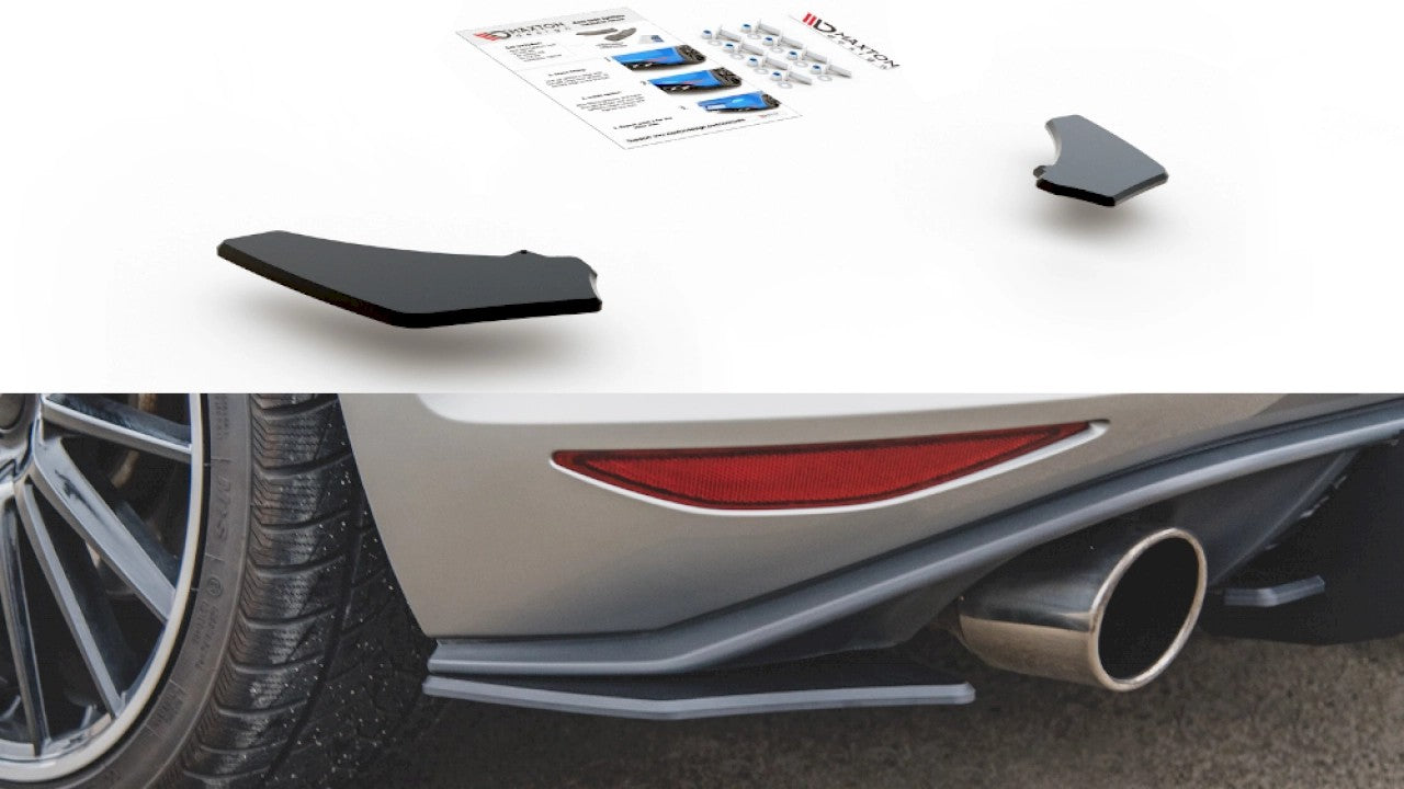 MaxtonDesignRacingRearSideSplitters/SpatsV.2forVolkswagenGolfMK7GTI(2013-2016)
