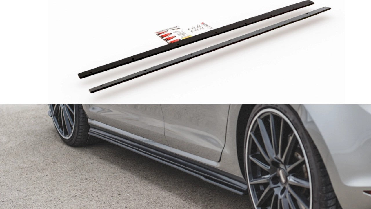 MaxtonDesignRacingSideSkirtsForVolkswagenGolfMK7GTI/GTD/GTE(2013-2016)
