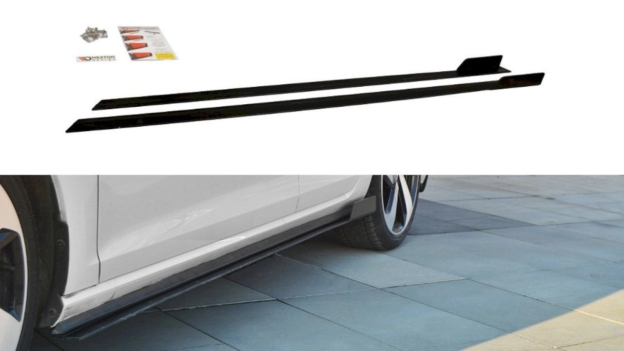 MaxtonDesignRacingSideSkirtsForVolkswagenGolfMK7.5GTI/GTD/GTE(2017-2019)