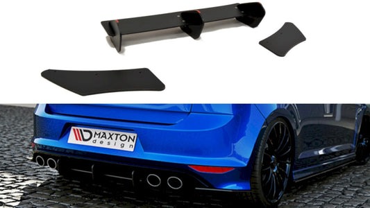 MaxtonDesignRearDiffuser&RearSideSplitters/SpatsforVolkswagenGolfMK7R(Hatchback2013-2016)