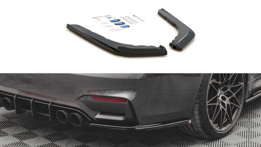 MaxtonDesignRearSideSplitters/SpatsV.1ForBMWM4F82(2014+)