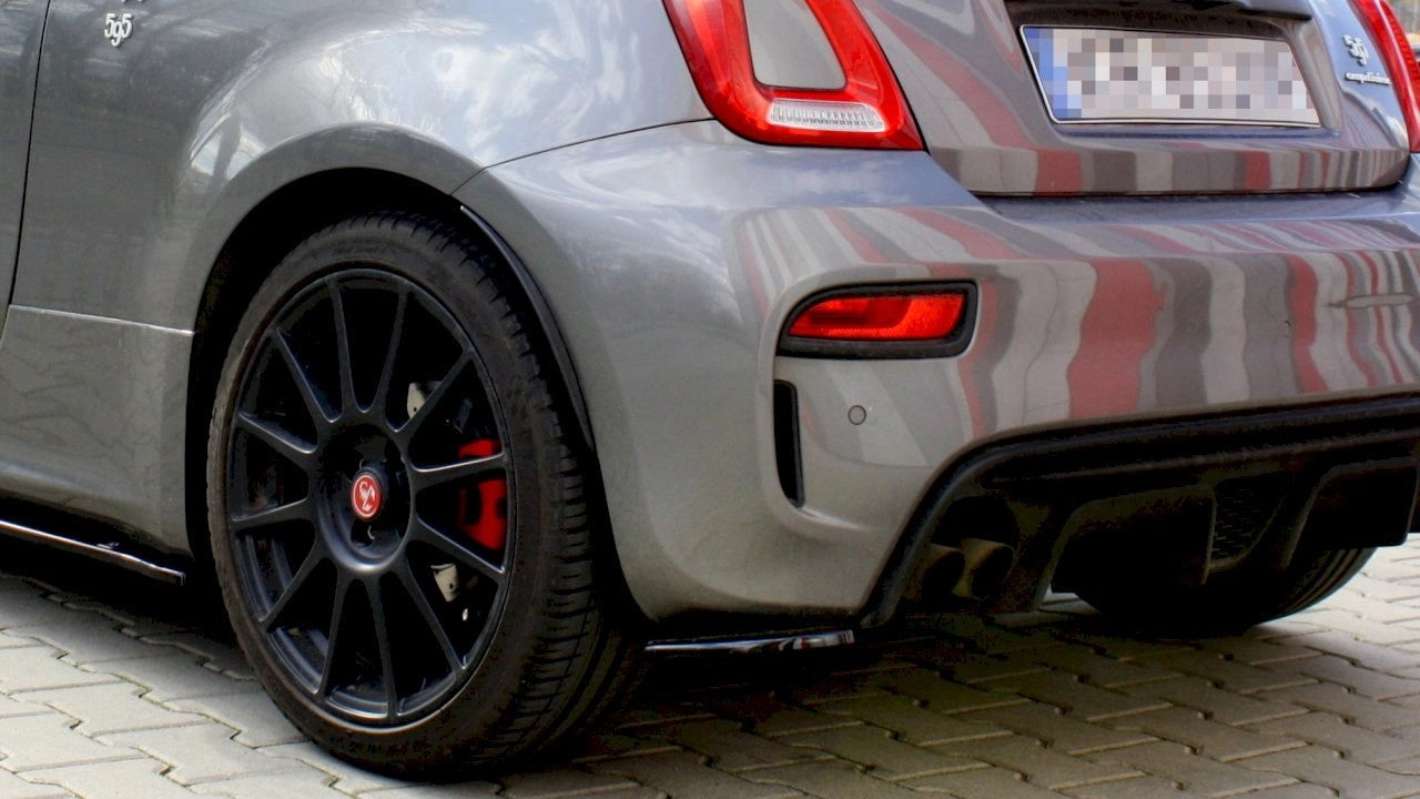 MaxtonDesignRearSideSplitters/SpatsForFiat500AbarthMK1Facelift(2016+)