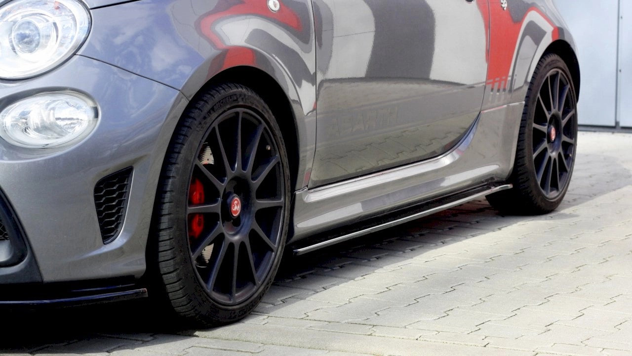 MaxtonDesignSideSkirtsForFiat500AbarthMK1Facelift(2016+)