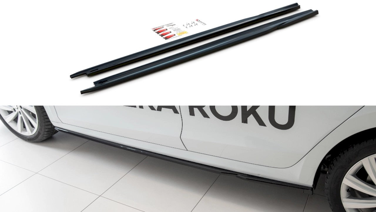 MaxtonDesignSideSkirtsV.2forSkodaOctaviaMK4(2019+)