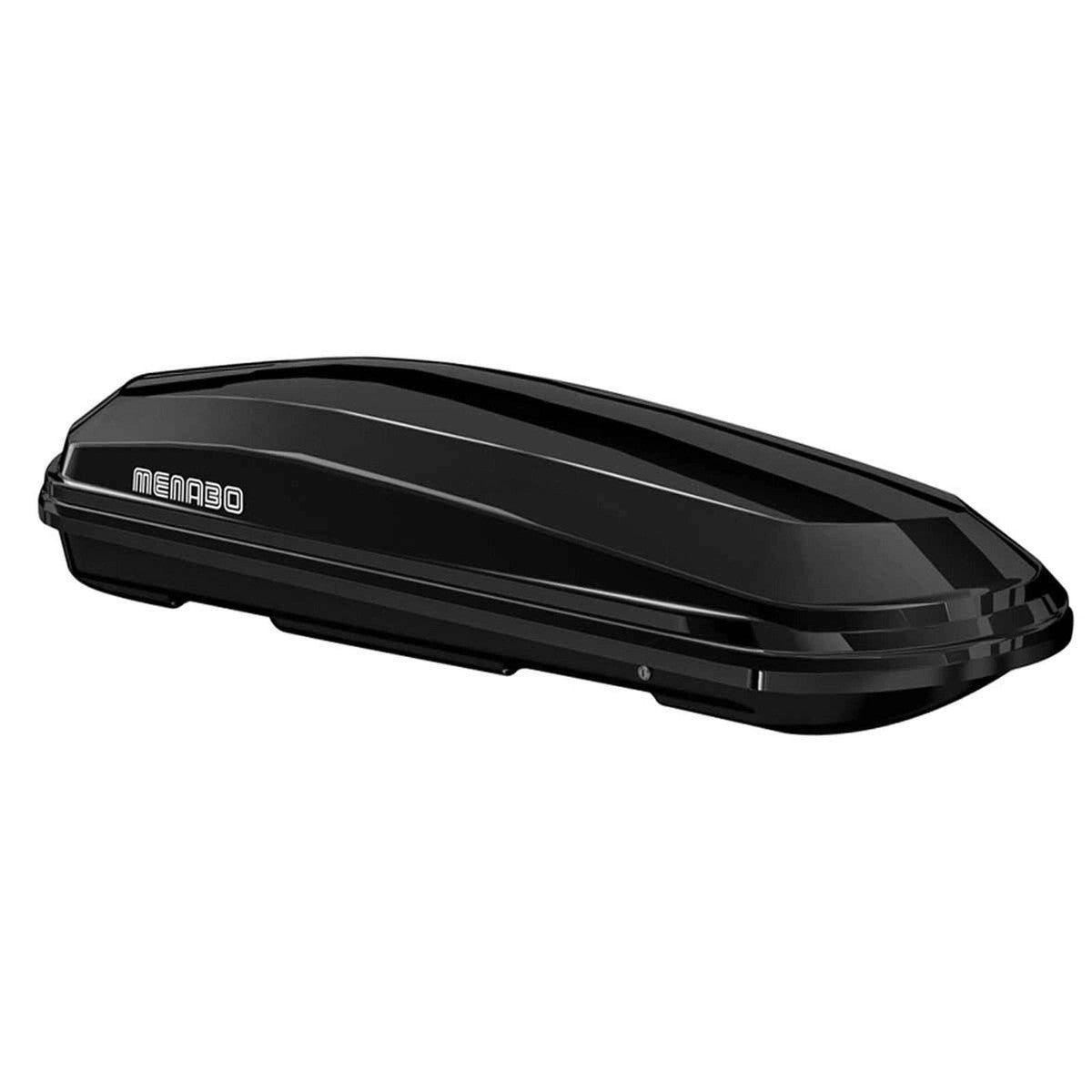 MenaboDiamond500LitreBlackRoofBoxwithDuoOpening(75kgMax.)
