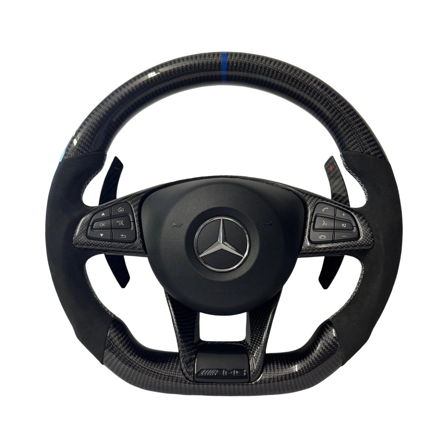 MERCEDESAMGCARBONFIBREFULLYCUSTOMISABLESTEERINGWHEEL2014-2018MODELS