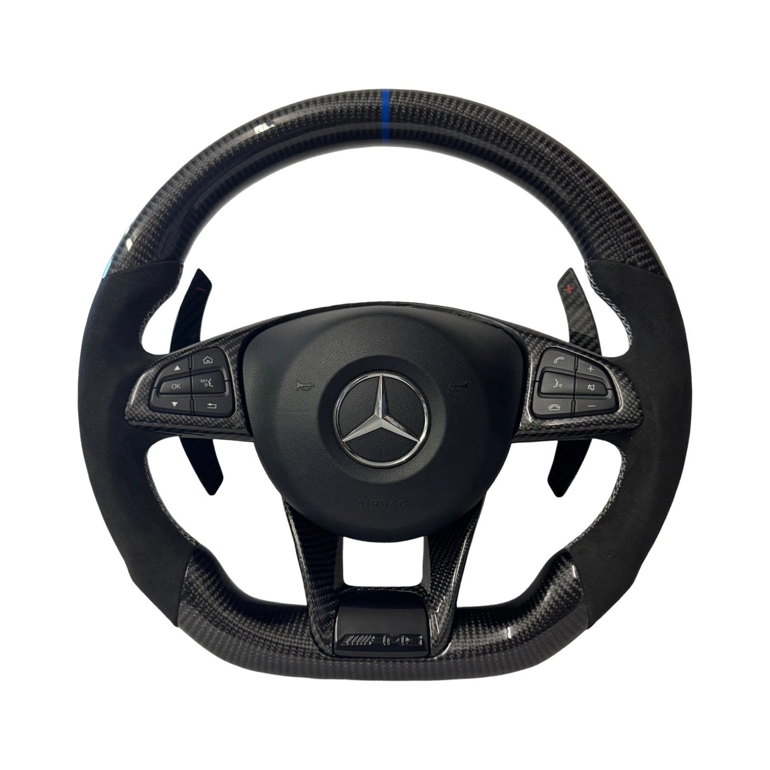 MERCEDESAMGCARBONFIBREFULLYCUSTOMISABLESTEERINGWHEEL2014-2018MODELS