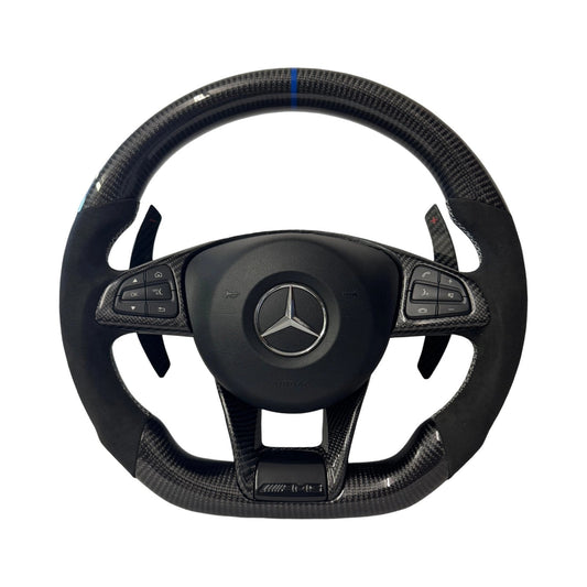 MERCEDESAMGCARBONFIBREFULLYCUSTOMISABLESTEERINGWHEEL2014-2018MODELS