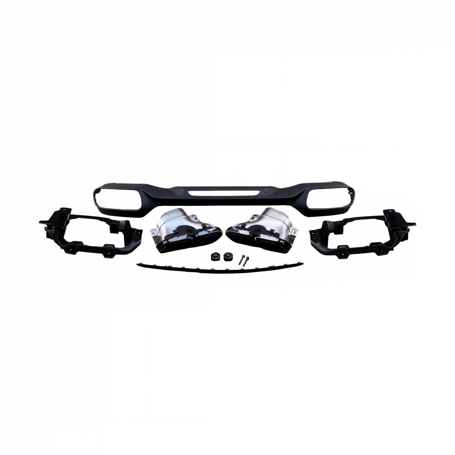 MercedesAMGGTC190FaceliftQuadExhaustRearBumperDiffuserConversionKit2015-2022