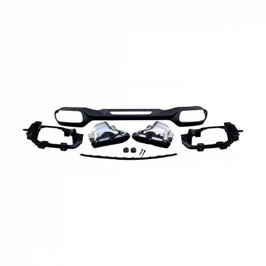 MercedesAMGGTC190FaceliftQuadExhaustRearBumperDiffuserConversionKit2015-2022