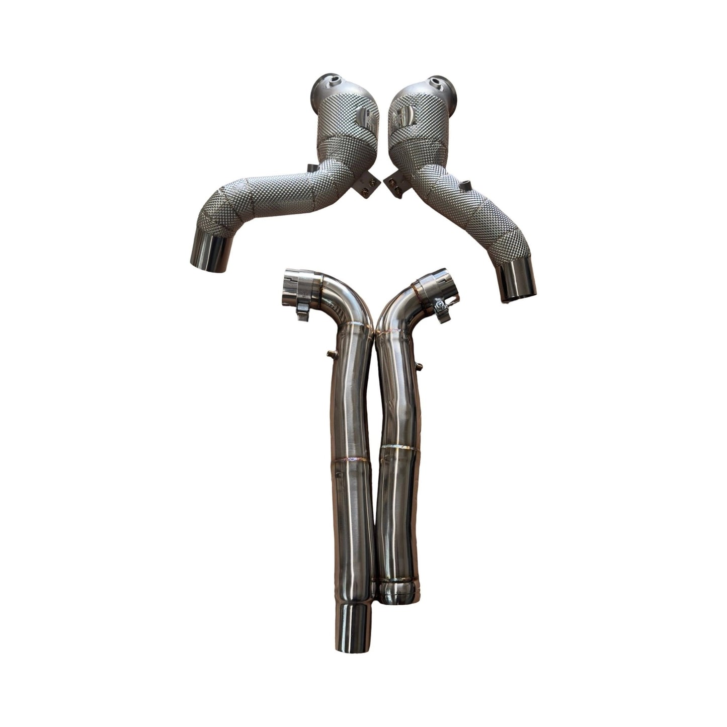 MercedesAMGGTC190M178HeatShielded200CellHi-flowSportCatDownpipes2019-2022(OPFVERSION)