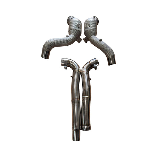 MercedesAMGGTC190M178HeatShielded200CellHi-flowSportCatDownpipes2019-2022(OPFVERSION)