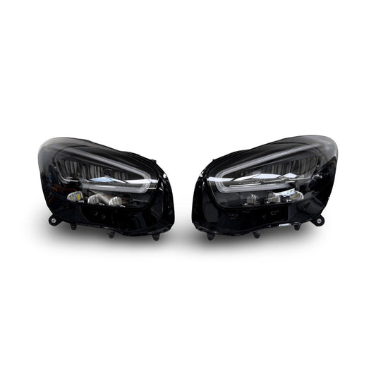 MercedesAMGGTC190R190LEDFaceliftHeadlightsPairLeftandRight(ConversionKit)A1909060501A1909060601