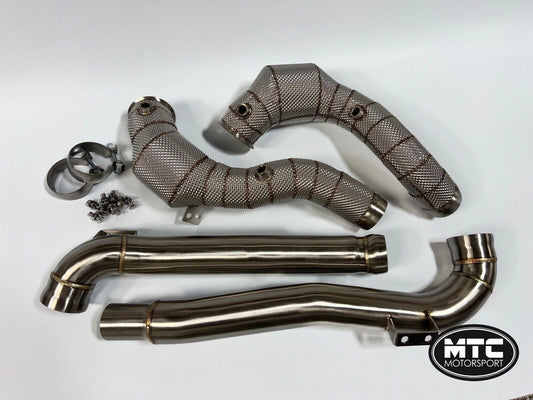 MERCEDESAMGGTGTSGTRDOWNPIPES200CELLHI-FLOWSPORTSCATSANDHEATSHIELD