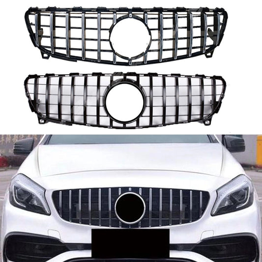 MercedesBenzAClassW176FaceliftLinearGTAMGStyleFrontGrille(2016-2018MK3Models)
