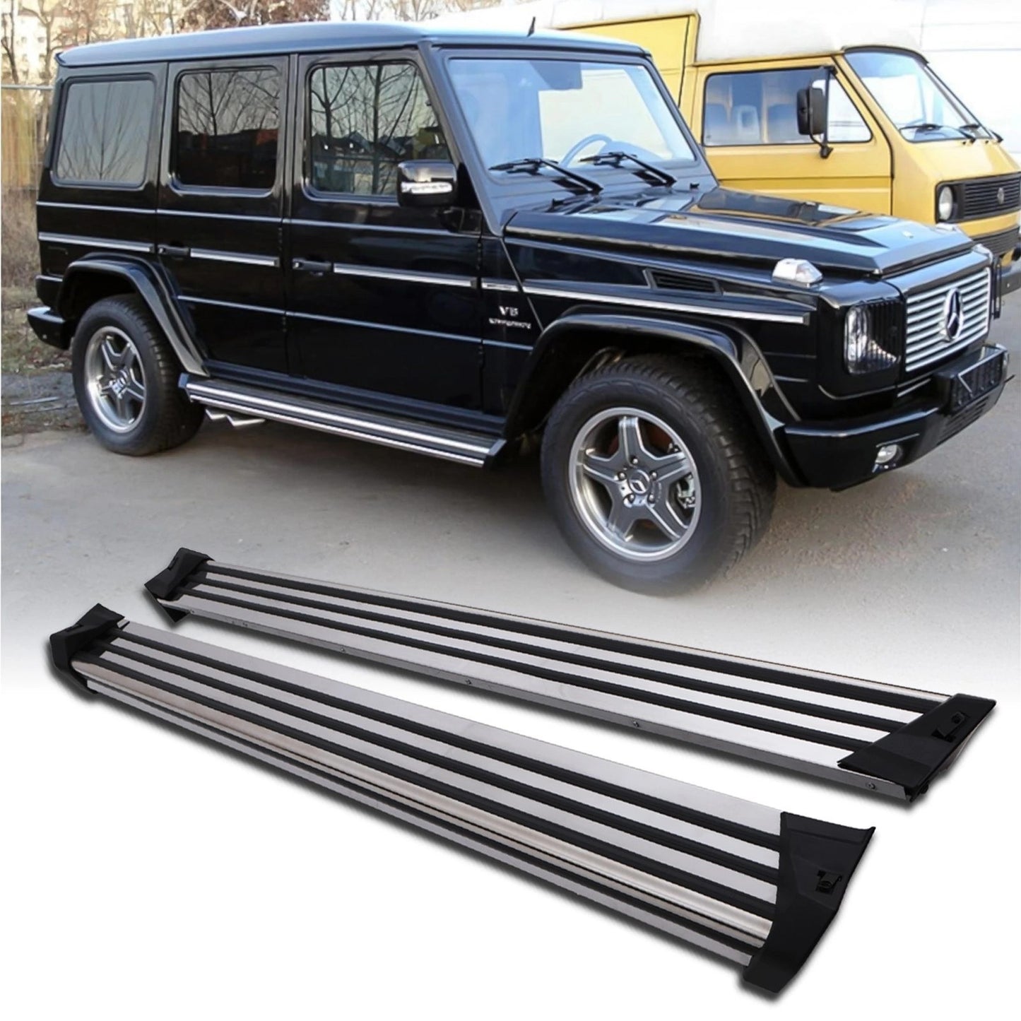 MercedesBenzGWagonW46309-18OEStyleSideSteps