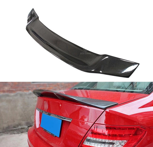 MercedesC-class4-DoorCarbonFibreRearBootSpoiler