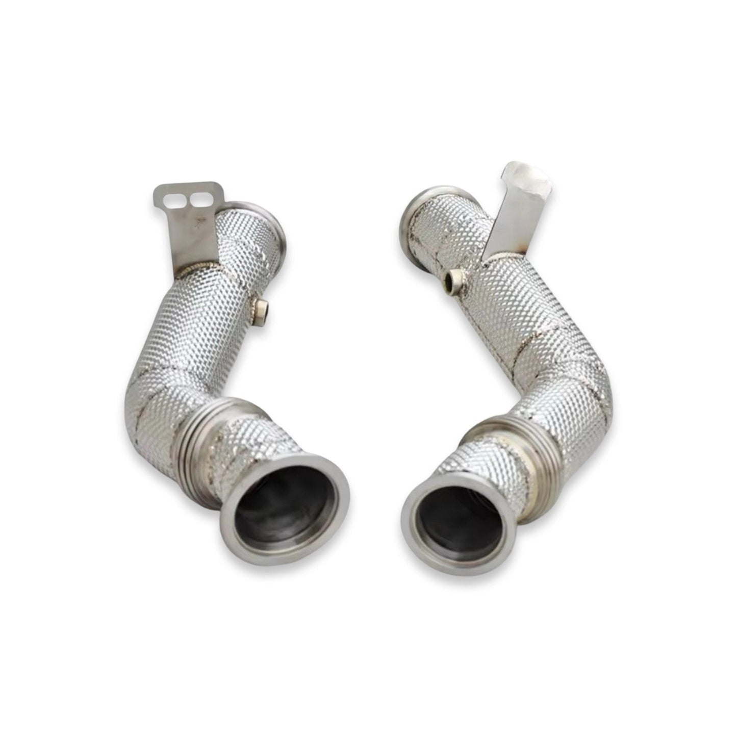 MercedesC43W205M276HeatShieldedCatlessDownpipes2014-2021RHD