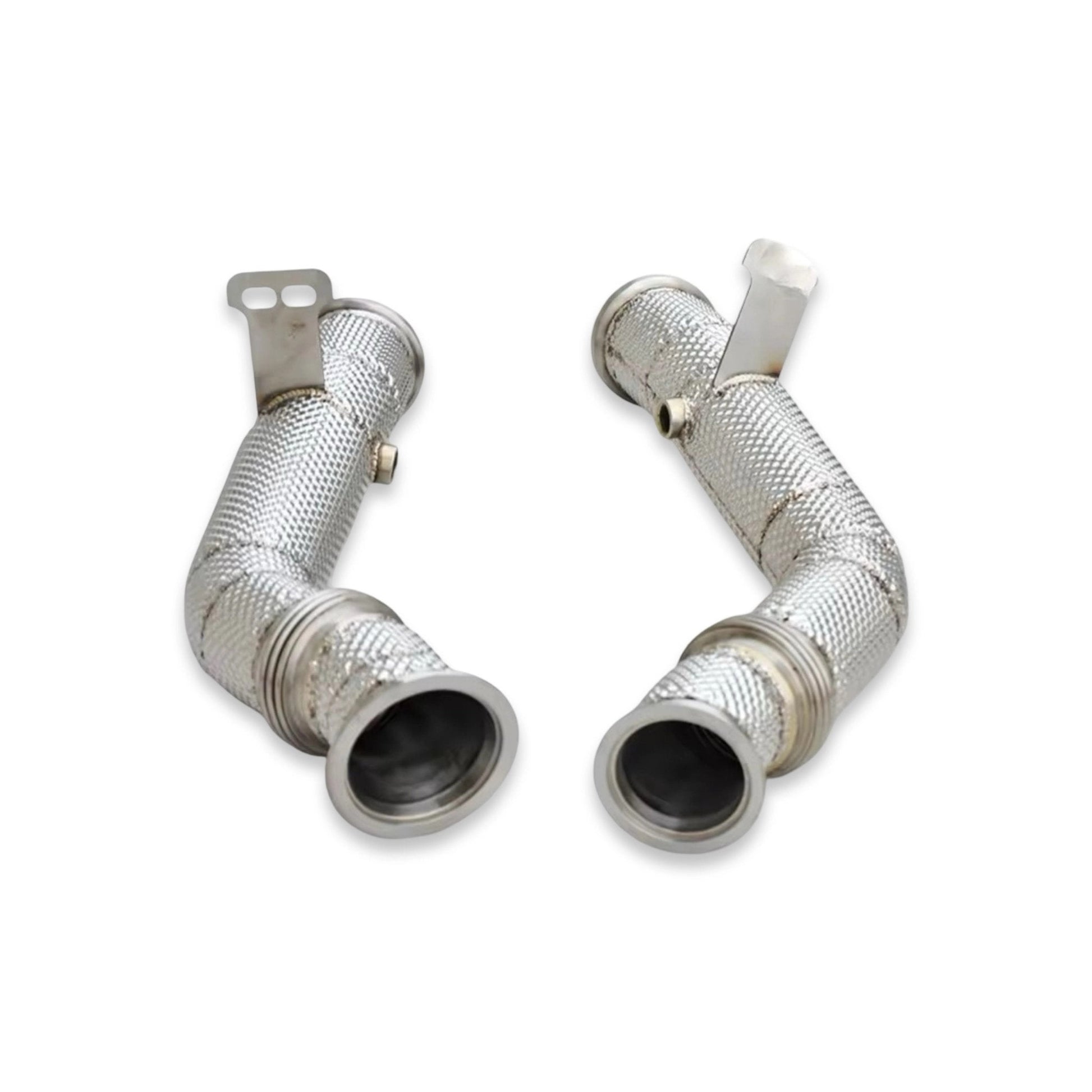 MercedesC43W205M276HeatShieldedCatlessDownpipes2014-2021RHD