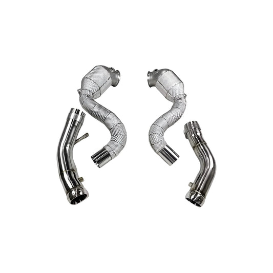 MercedesC63/C63SAMGM177HeatShielded200CellHi-flowSportCatDownpipes2019-2022(OPFVERSION)