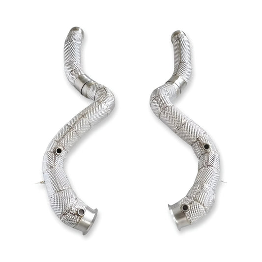 MercedesC63/C63SW205M177HeatShieldedCatlessDownpipes2014-2022