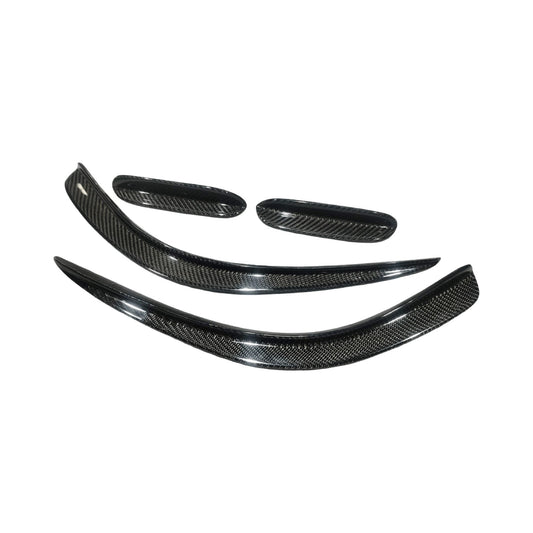 MercedesC63W204FaceliftFrontbumperCanards(Carbon)