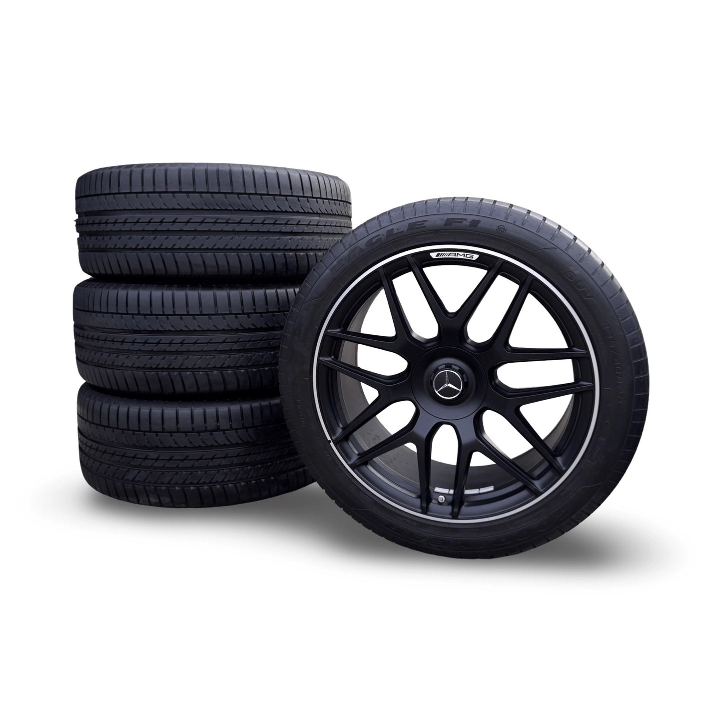 MercedesG63AMGW463MultiSpoke22InchAlloysSetof4WithTyresA4634012000
