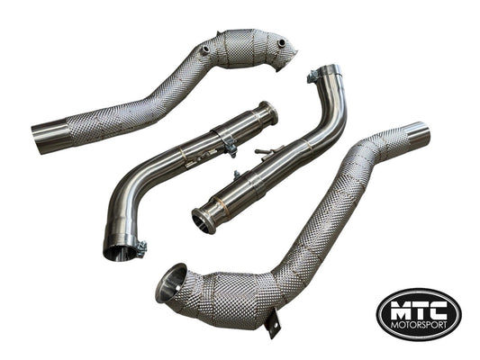 MERCEDESG63GWAGONDOWNPIPESWITH200CELLHIFLOWSPORTSCATS&HS2018W464