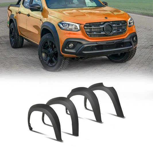 MercedesX-Class2018-2020MatteBlack60mmWheelArchFenderFlareKit