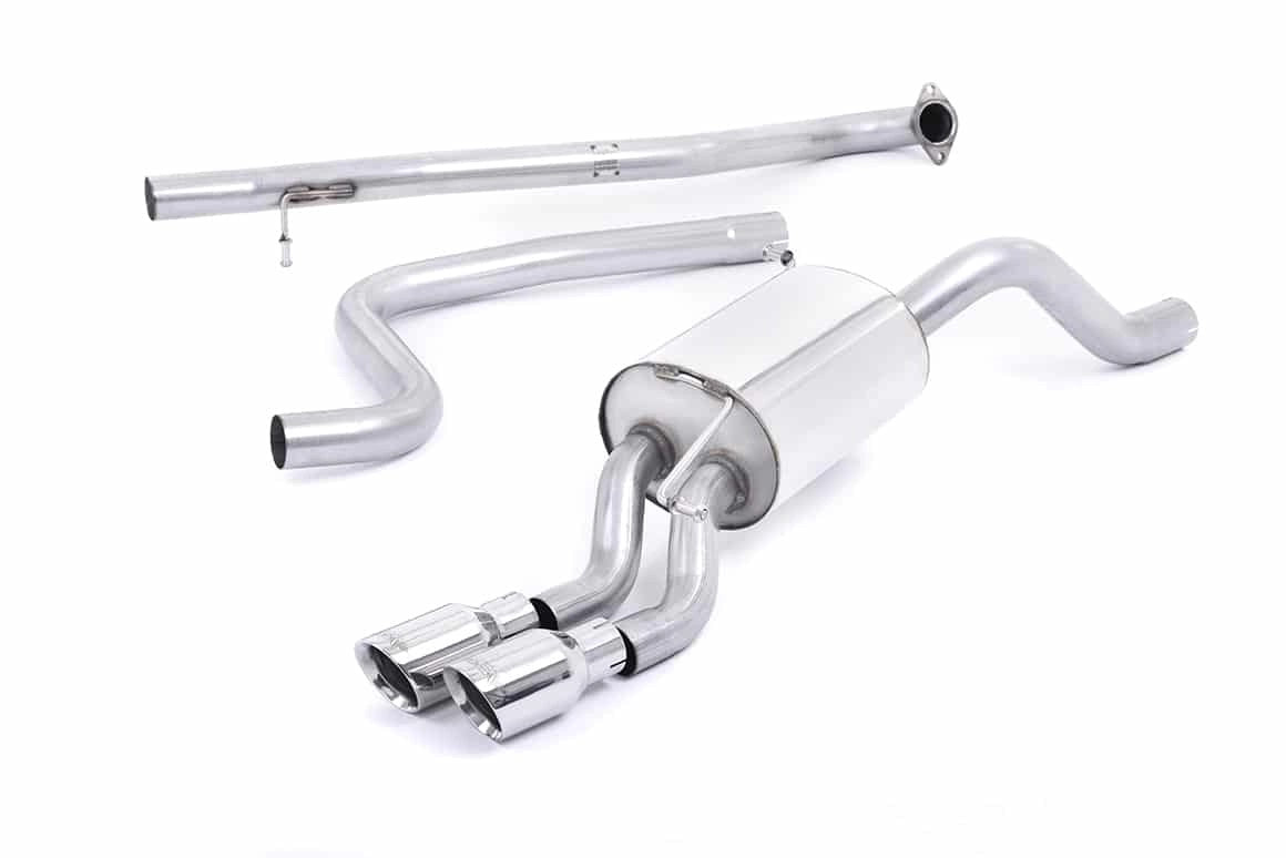 MilltekFordFiestaMK7.51.0TEcoBoost(13-17)Cat-BackExhaust–Non-Resonated-PolishedTips–SSXFD109