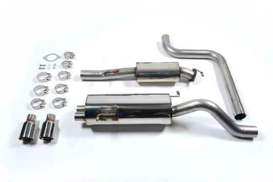 MilltekFordFiestaMk7ST1.6LEcoBoost(182PS&200PS)(13-19)Cat-BackExhaust–RaceSystem-Resonated-PolishedTips–SSXFD101