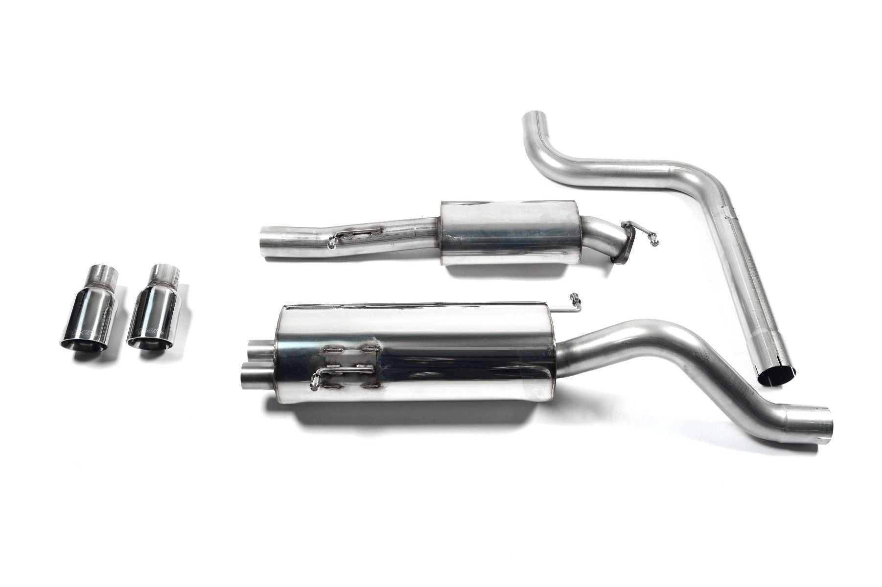 MilltekFordFiestaMk7ST1.6LEcoBoost(182PS&200PS)(13-19)Cat-BackExhaust–Resonated-PolishedOvalTip–SSXFD099