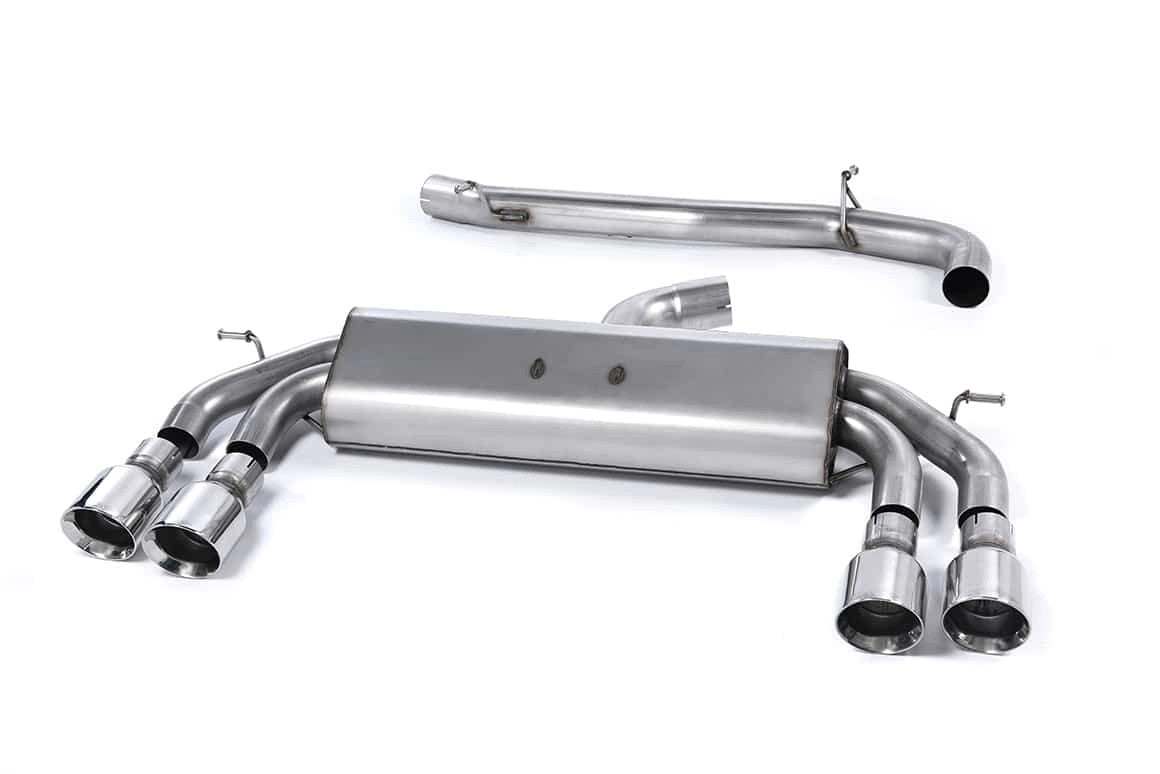 MilltekVWGolfMK7R2.0TSI(300PS)(14+)Non-ValvedRaceSystem-Non-Resonated-PolishedRoundTips–SSXVW408