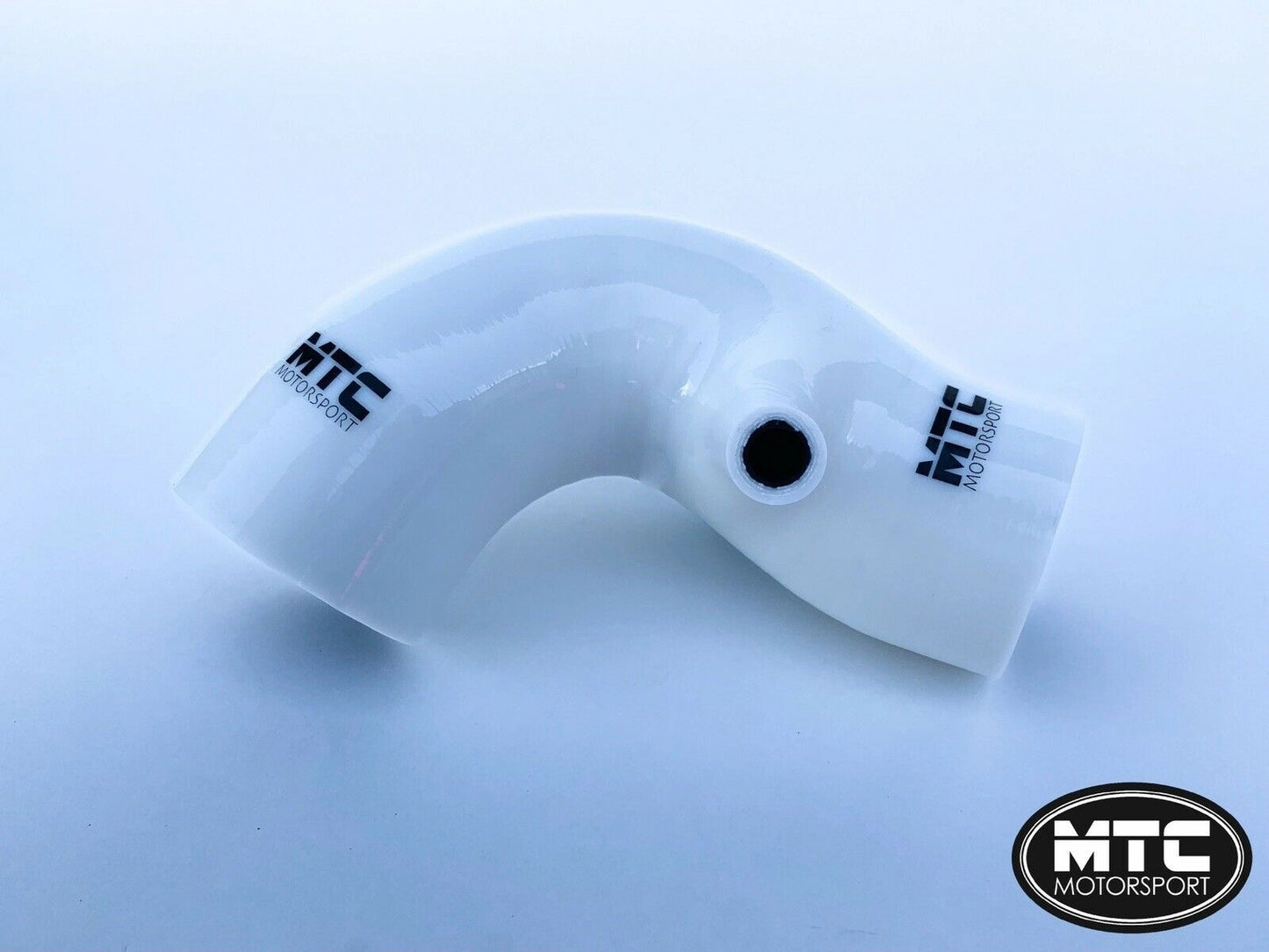 MiniCooperSR53SiliconeIntakeHose02-07White|MTCMotorsport