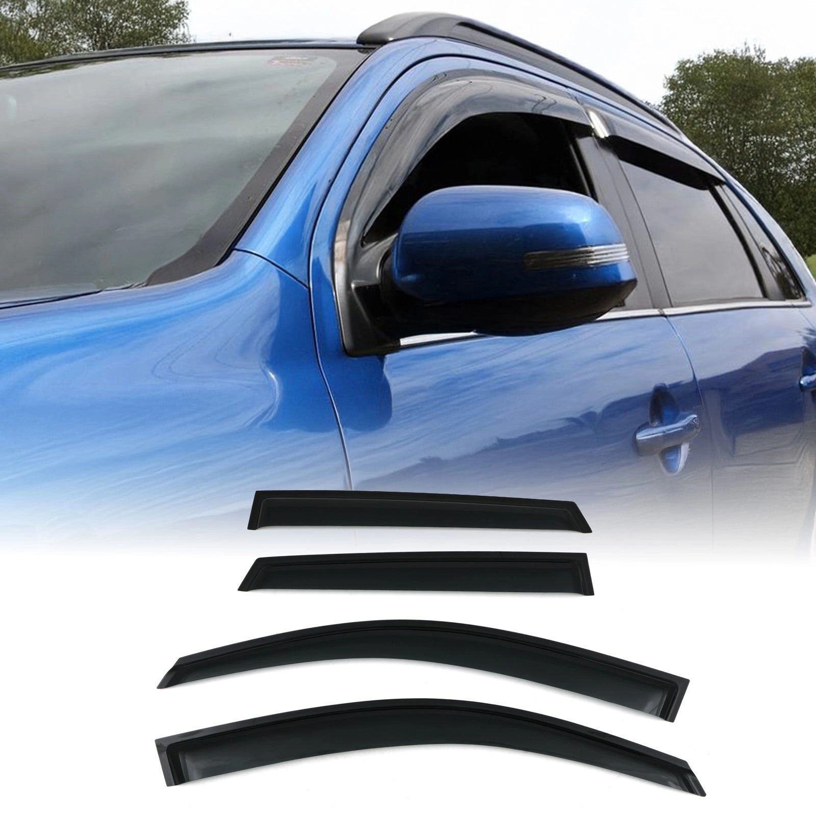 MitsubishiASX12-15BlackWindDeflectors