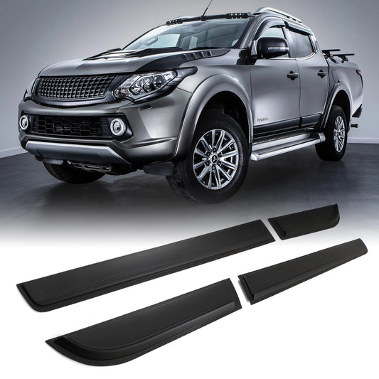 MitsubishiL2002005+BlackTruckBedRailCrossBars