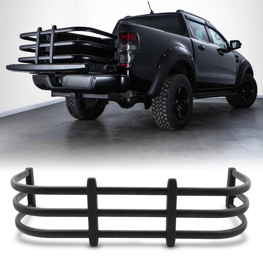 MitsubishiL200Series62019-2023BlackTruckBedExtenderRack