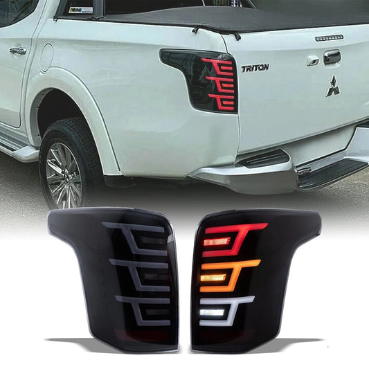 MitsubishiL200Triton2015-2019SmokedRearTailLights