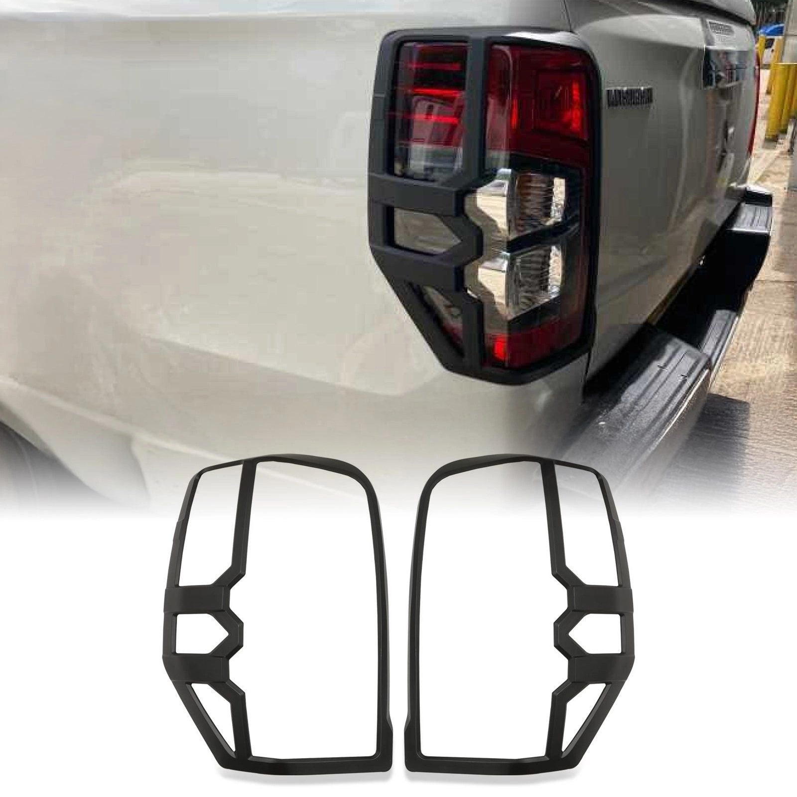 MitsubishiL200TritonBlackTailLightCover2019-2023