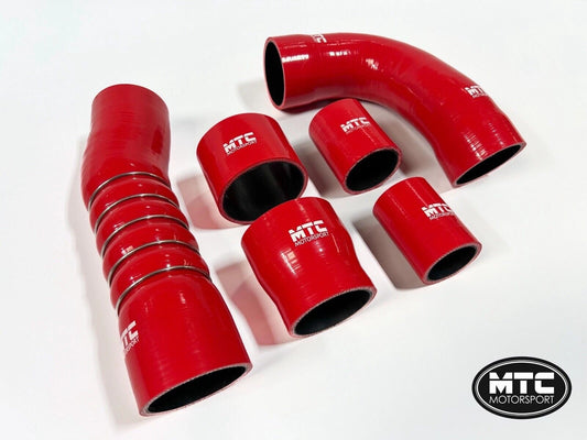 MTCMOTORSPORTAUDIRS38V2015-21SILICONEBOOSTHOSEKITTURBOHOSESRED