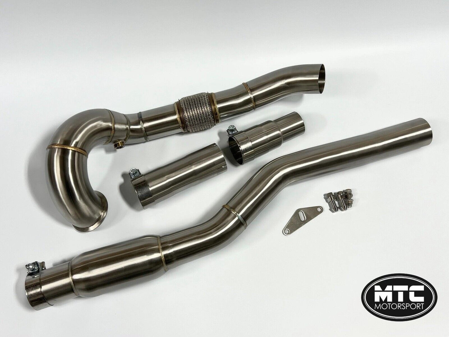 MTCMOTORSPORTAUDIS38VDOWNPIPEWITH200CELLHI-FLOWSPORTSCAT
