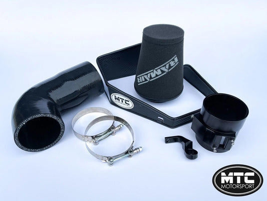 MTCMOTORSPORTBMWM240iB58TURBOINTAKEHOSEKITRAMAIRFILTERCUSTOMH/SHIELD