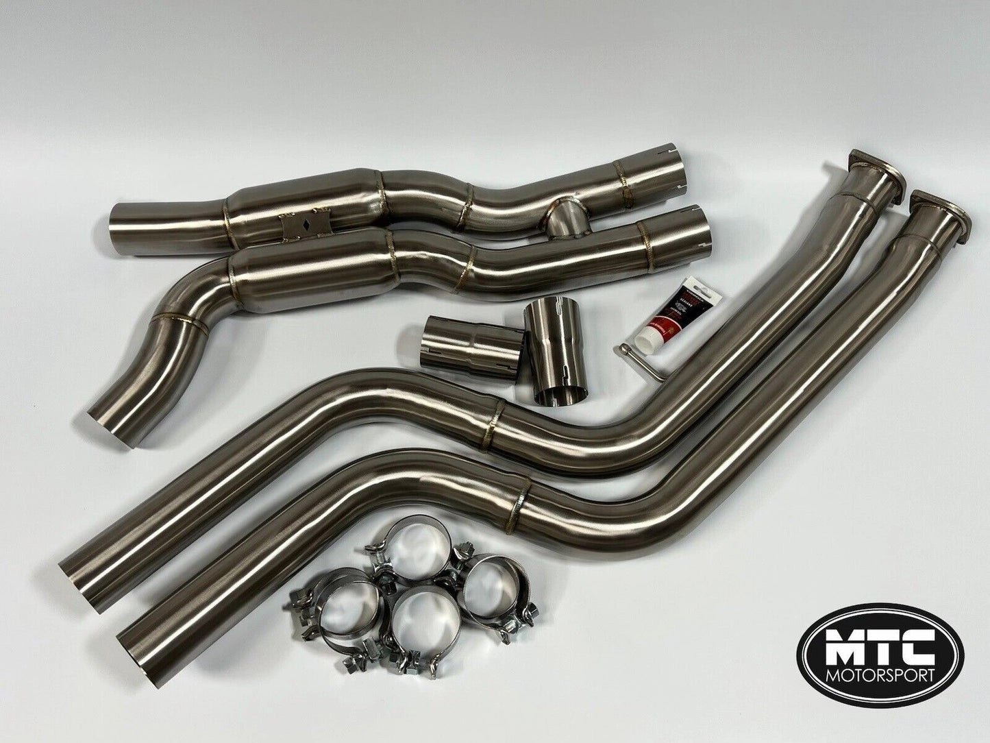 MTCMOTORSPORTBMWM2COMPETITIONCATBACKEXHAUSTMIDPIPESTAINLESSSTEEL