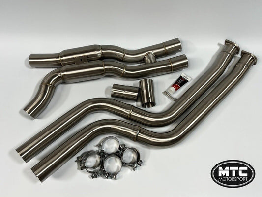 MTCMOTORSPORTBMWM2COMPETITIONCATBACKEXHAUSTMIDPIPESTAINLESSSTEEL